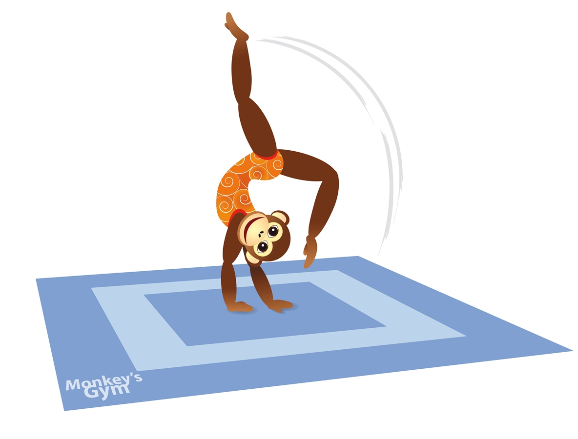 Opička gymnastka