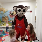 Sportovní odpoledne opičky Loly v Harfě a Šestce 2018